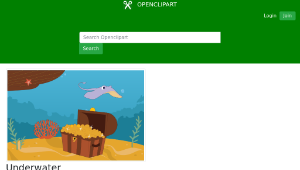 openclipart圖庫：Underwater縮圖