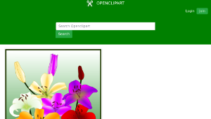 openclipart圖庫：Flowers gigli lilies-資源代表圖