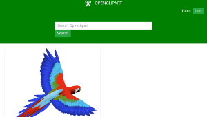 openclipart圖庫：Macaw-資源代表圖