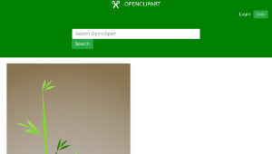 openclipart圖庫：Green Bamboo-資源代表圖