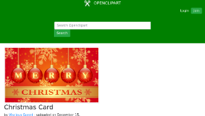 openclipart圖庫：Christmas Card-資源代表圖