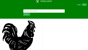 openclipart圖庫：Cock-資源代表圖