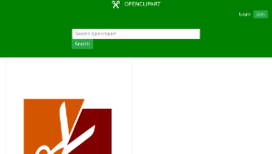 openclipart圖庫：Split scissors-資源代表圖