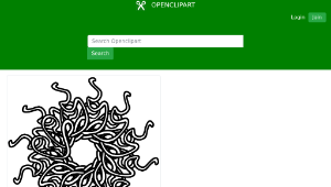 openclipart圖庫：Tangled sun-資源代表圖