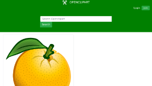 openclipart圖庫：orange - coloured-資源代表圖
