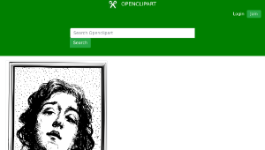 openclipart圖庫：A Beautiful Woman's Face-資源代表圖