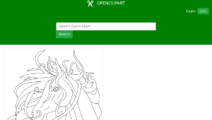 openclipart圖庫：Horse-資源代表圖