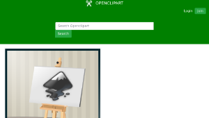 openclipart圖庫：Tripode de Pintura Inkscape-資源代表圖