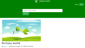 openclipart圖庫：Fantasy world縮圖