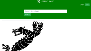 openclipart圖庫：Peruvian Dragon縮圖