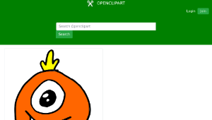 openclipart圖庫：Monster 04縮圖