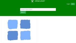 openclipart圖庫：Blue squares 1-資源代表圖