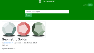 openclipart圖庫：Geometric Solids