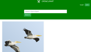 openclipart圖庫：Pelicans in Flight-資源代表圖