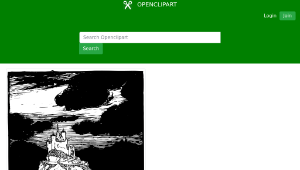 openclipart圖庫：Castle on a Hill縮圖