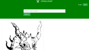 openclipart圖庫：Ancient dragon head-資源代表圖