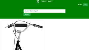 openclipart圖庫：Kick Scooter
