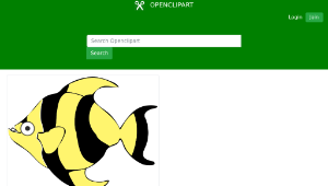 openclipart圖庫：cartoon tropical fish-資源代表圖