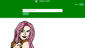 openclipart圖庫：BASED ON HEROINE-資源代表圖