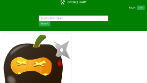 openclipart圖庫：Ninja pumpkin-資源代表圖