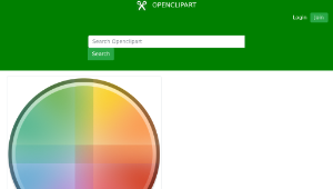openclipart圖庫：color wheel-資源代表圖