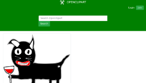 openclipart圖庫：Crazy cat-資源代表圖