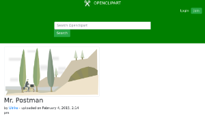 openclipart圖庫：Mr. Postman-資源代表圖