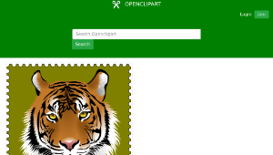 openclipart圖庫：Save Vanishing Species Stamp-資源代表圖