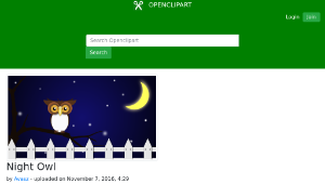 openclipart圖庫：Night Owl縮圖