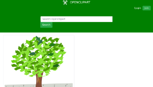 openclipart圖庫：tree in the street-資源代表圖
