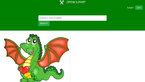 openclipart圖庫：Dragon-資源代表圖