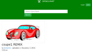 openclipart圖庫：coupe1 REMIX
