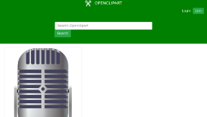 openclipart圖庫：Microphone-資源代表圖
