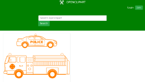 openclipart圖庫：Police Fire EMA