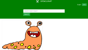 openclipart圖庫：Monster 05
