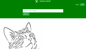 openclipart圖庫：Tribal-Kitten remix-資源代表圖