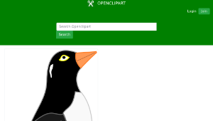 openclipart圖庫：PINGUIM DE GELADEIRA縮圖