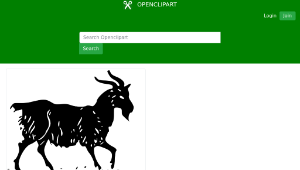 openclipart圖庫：Goat縮圖
