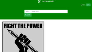 openclipart圖庫：Fight the Power: DS 24-資源代表圖