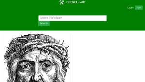 openclipart圖庫：Christ