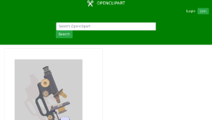 openclipart圖庫：Microscope Vintage