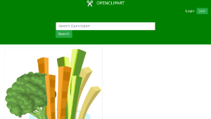 openclipart圖庫：Food Common Crudites-資源代表圖
