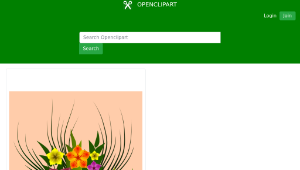openclipart圖庫：Simple flowers-資源代表圖