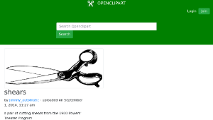 openclipart圖庫：shears-資源代表圖