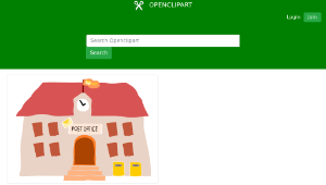 openclipart圖庫：Crooked Post Office 1