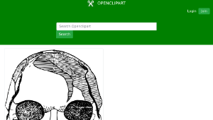 openclipart圖庫：Basic Skull