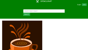 openclipart圖庫：Coffee cup hot-資源代表圖