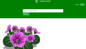 openclipart圖庫：Flower