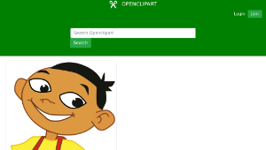 openclipart圖庫：Boy with Backpack