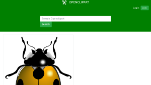openclipart圖庫：ladybug